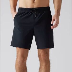 Nordstrom Men's Black Athletic Drawstring Shorts